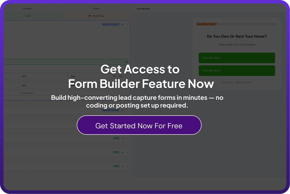 Tru Power Data form builder interface